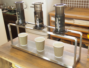 NPS® COFFEE DRIPPER STAND for Aero Press (with Tray)